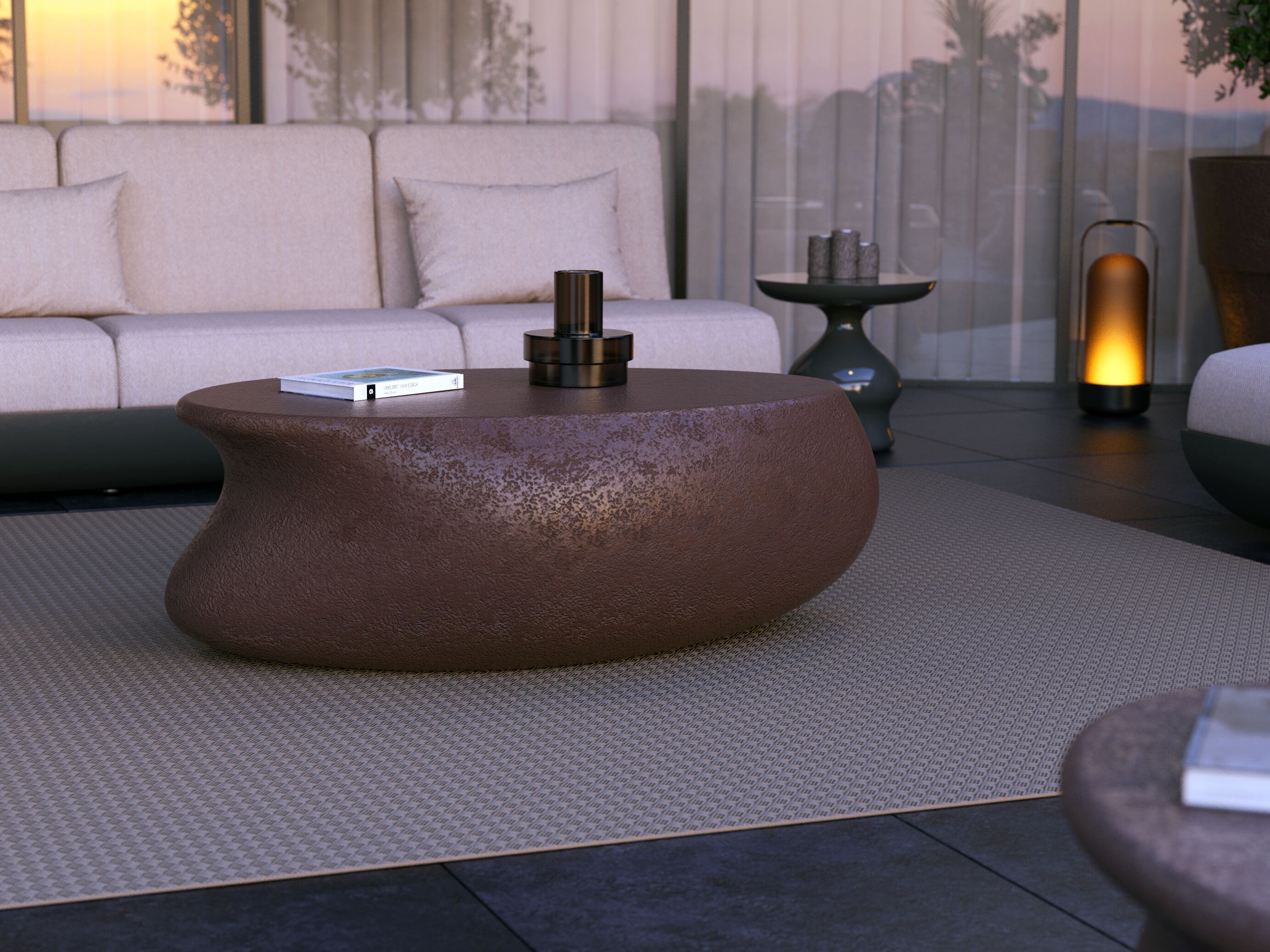 Овальный садовый стол из стекловолокна GANSK ECHO ARCH-00140243 - Вид №4