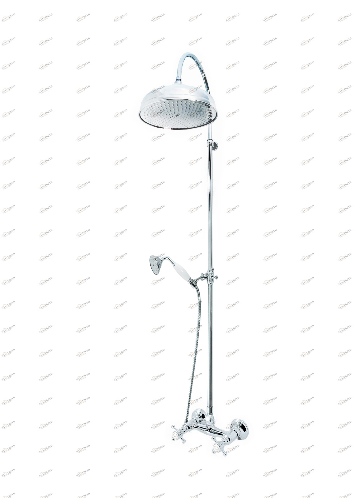 Gentry Home Смеситель для раковины мостик на 2 отверстия 200мм Mayfair  GH102635