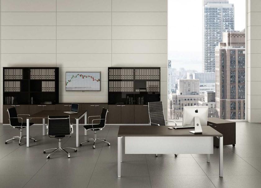 Bralco Квадратный стол для переговоров из дерева Gate sun-id-1352616 - Вид №2