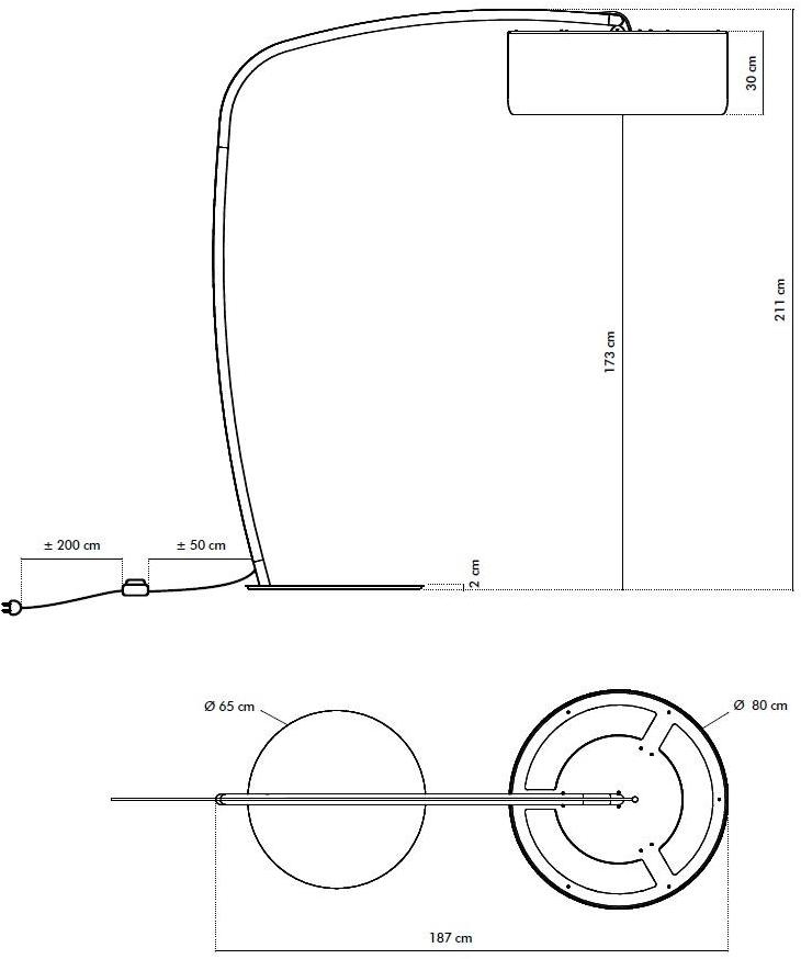 BuzziSpace Акустическая светодиодная дуговая лампа из переработанного пэт для офиса Buzzijet sun-id-1394075 - Вид №5