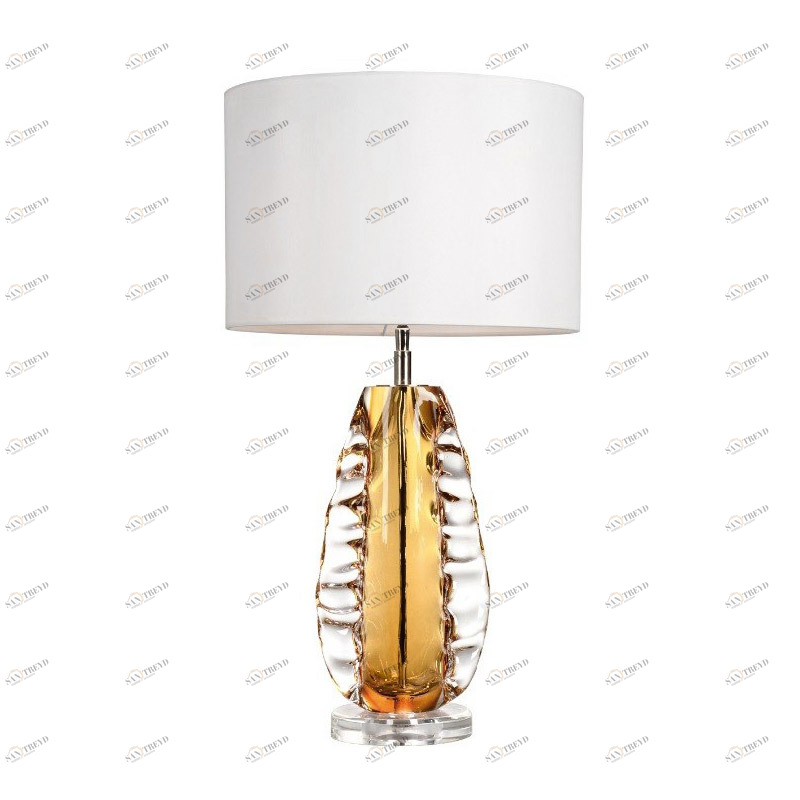 Настольная лампа 63х35 см янтарная Crystal BRTL3117 DELIGHT COLLECTION  00-3882447 Белый;желтый;прозрачный 