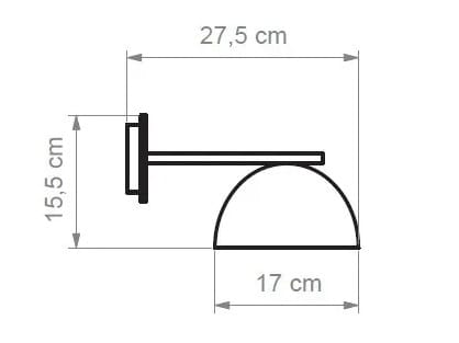 Терракотовый настенный светильник luxcambra Absis ARCH-00057408 - Вид №3