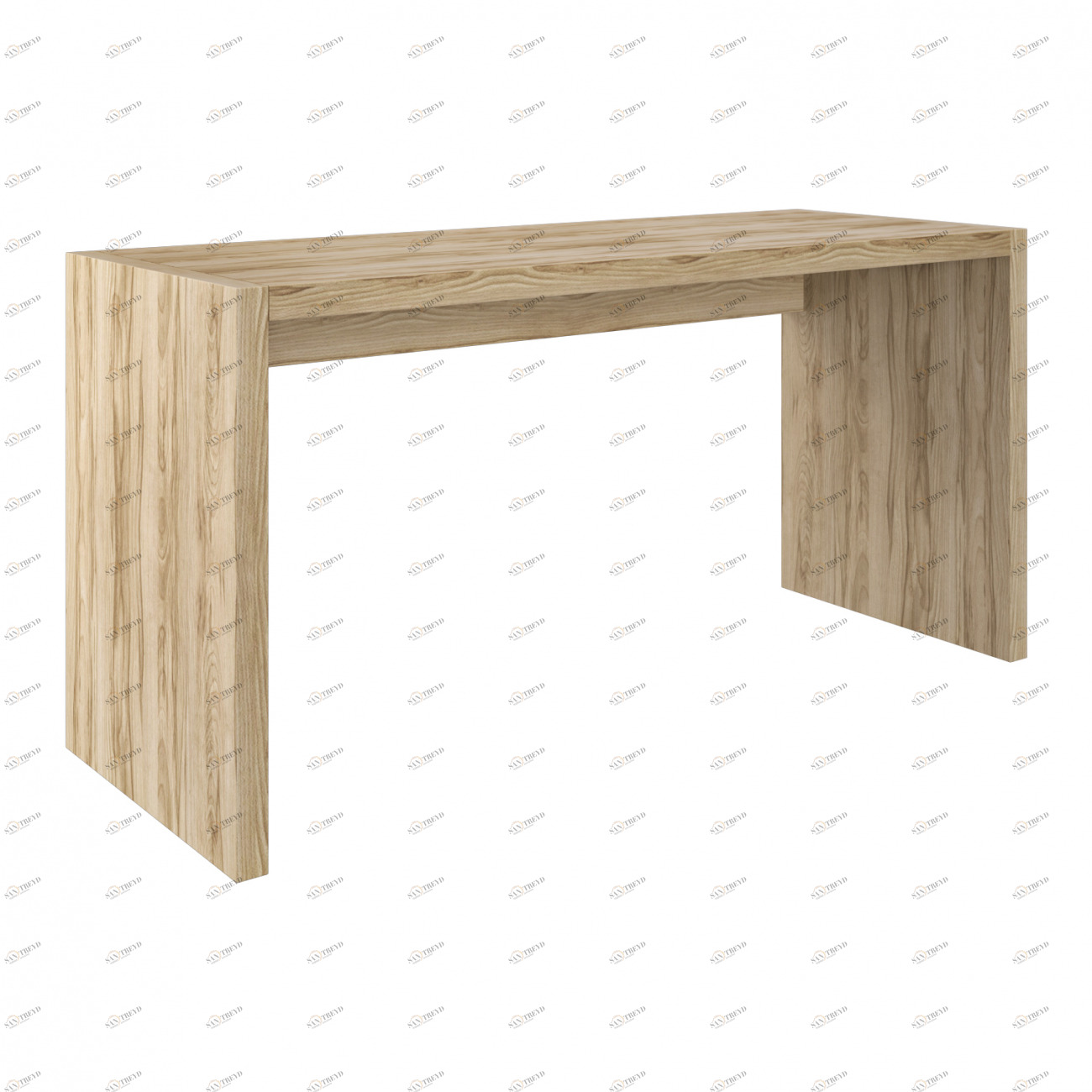 Консоль деревянная с широкими ножками Lago Maggiore PUSHA PUSHA 060950 Бежевый 