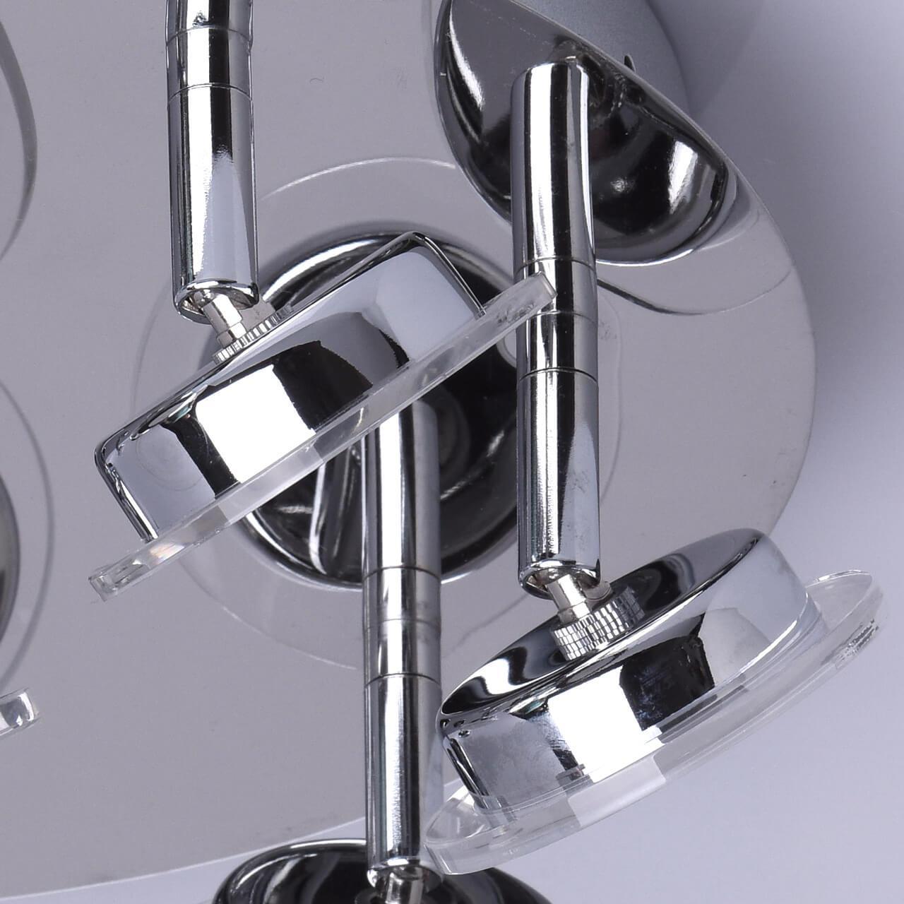 Спот потолочный светодиодный на 9 ламп хром "Граффити" 678010209 DE MARKT ГРАФФИТИ 00-3891829 Хром  - Вид №3