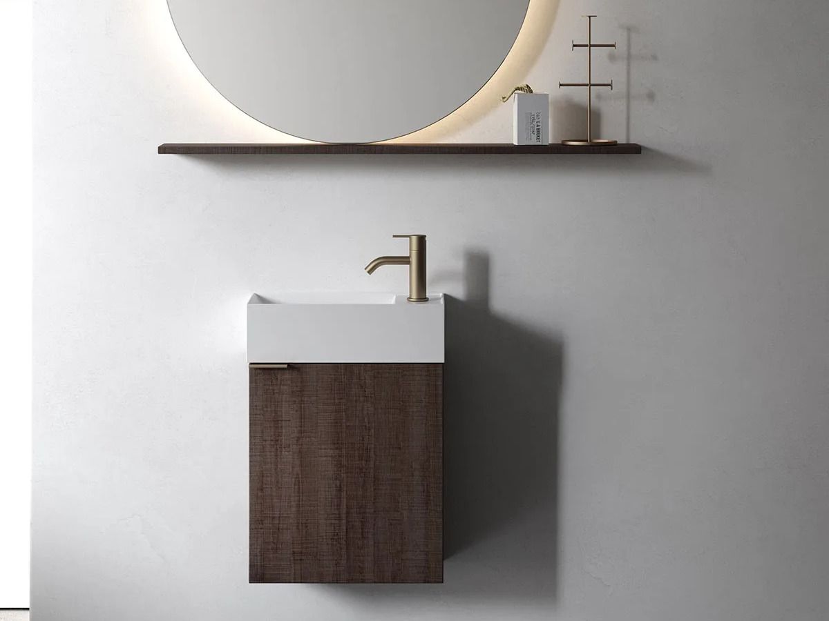 Деревянный подвесной умывальник с дверцами Inbani ARCH-00046077 - Вид №2