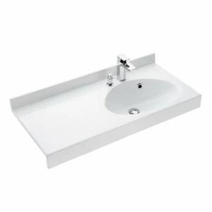 1A70083NOT01R Подвесная раковина настенная прямоугольная AQUATON ОТЕЛЬ белая