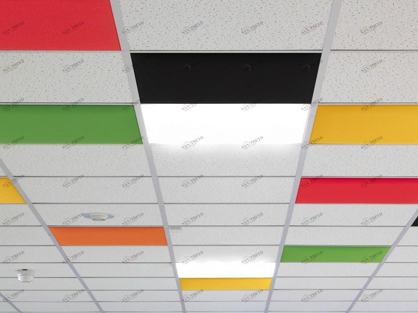 Caimi Brevetti Акустическая потолочная плитка Snowsound technology sun-id-1459289