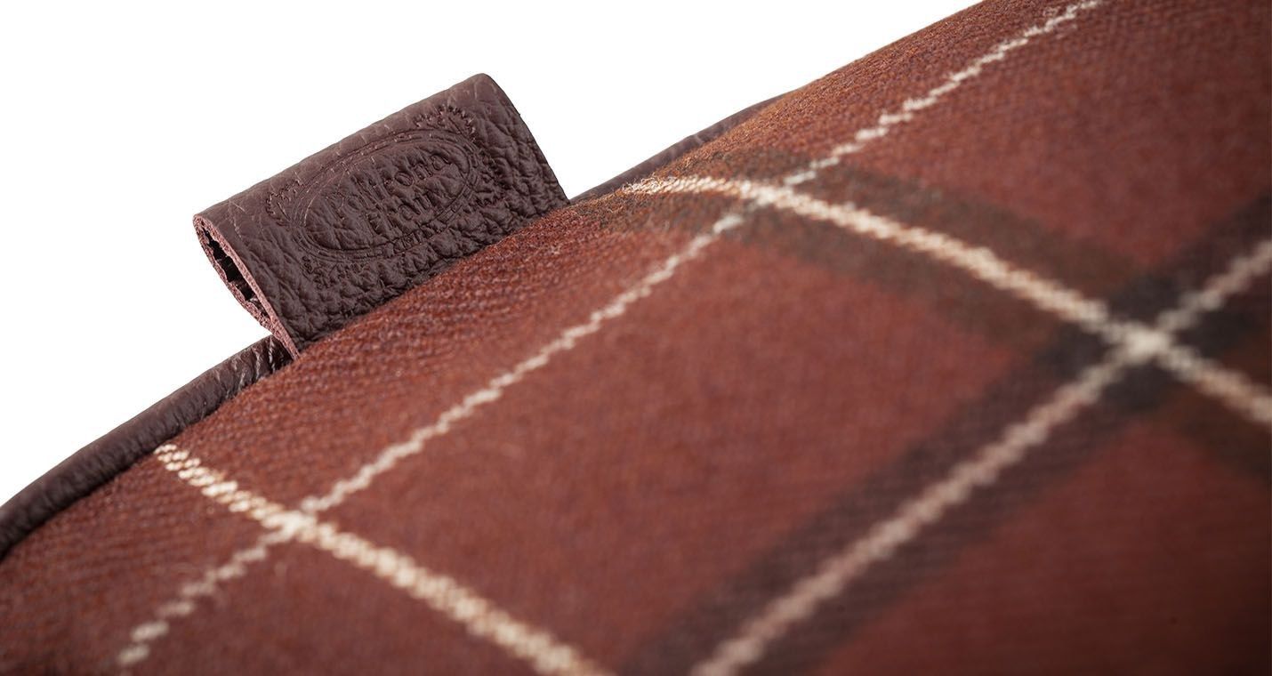 Шерстяная квадратная клетчатая подушка Poltrona Frau коллекция-мебель и аксессуары ARCH-00143763 - Вид №3