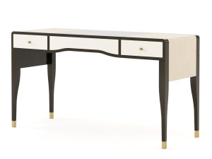 Деревянный шпон письменный стол с ящиками