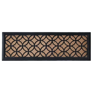 Коврик грязезащитный полиэстер Bali S2 25x75 см цвет бежевый