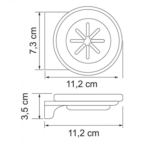 Мыльница стеклянная WasserKRAFT Kammel 8329WHITE sun-id-561720 - Вид №3