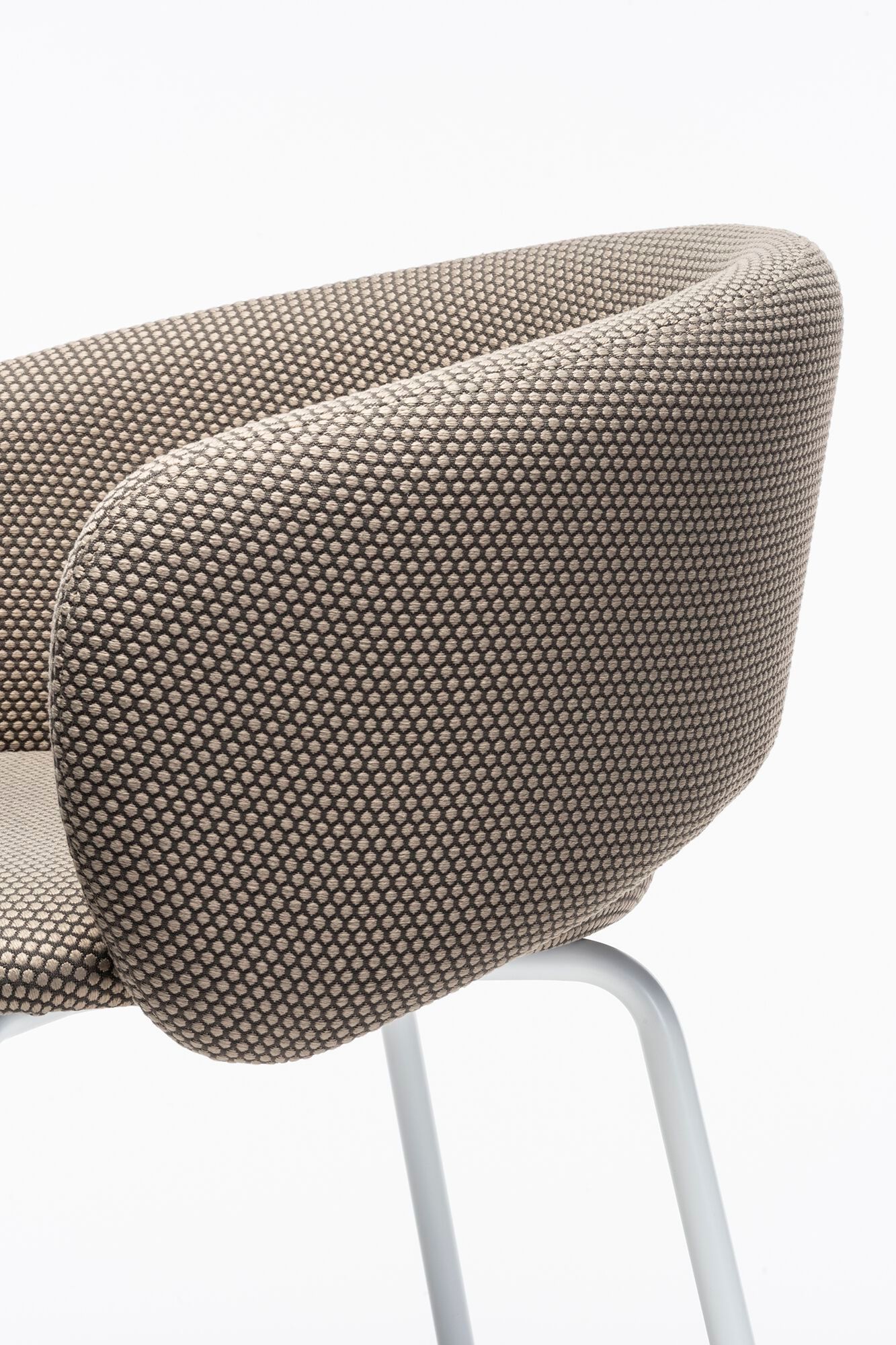 Высокий тканевый стул с подлокотниками и спинкой CHAIRS & MORE Bel ARCH-00083832 - Вид №3