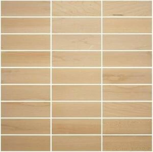 Мозаика и 3D панели из дерева Da Vinci Мозаика 9x3 017 Клён Селект (Гладкая) 288х288 мм.