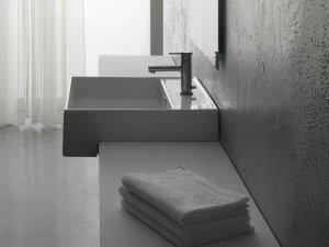 8031/d Накладная раковина консольная овальная Scarabeo Ceramiche Teorema