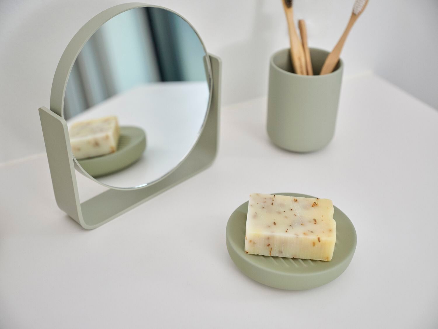 Двухстороннее металлическое увеличительное зеркало ZONE DENMARK Ume ARCH-00007200 - Вид №3