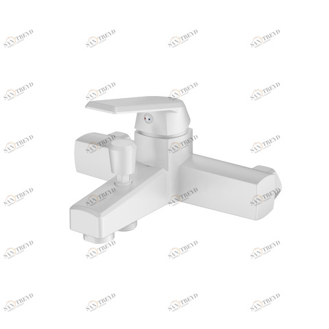 OneLife by Orange P02-100w однозахватный полимерный смеситель для ванны/душа Белый sun-id-1517315