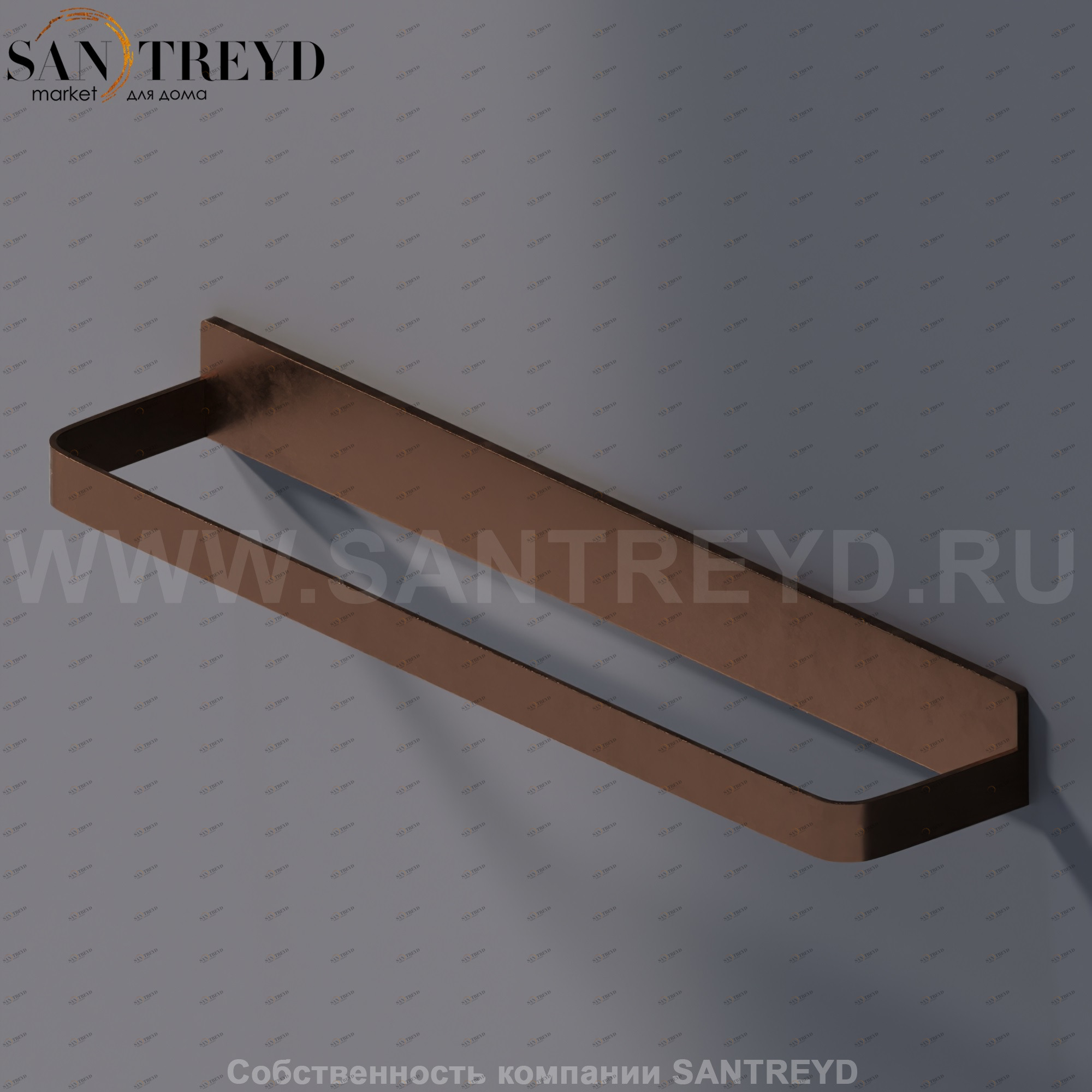 Agape MEMORY Полотенцедержатель 48 см темный бронзовый AMEM858BR