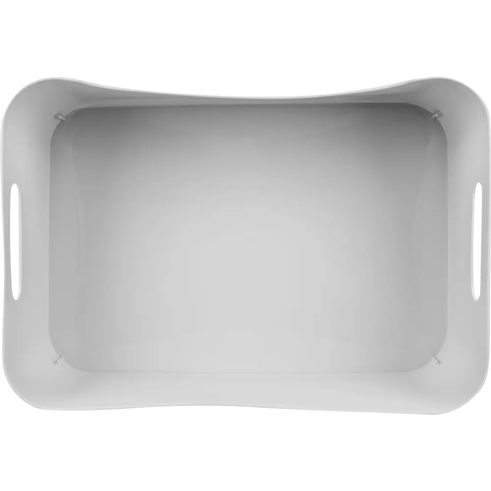 Комплект корзин Scandi 34x14x24 см пластик без крышки цвет белый 3 шт БЫТПЛАСТ Эконова STLM-2126348 - Вид №6