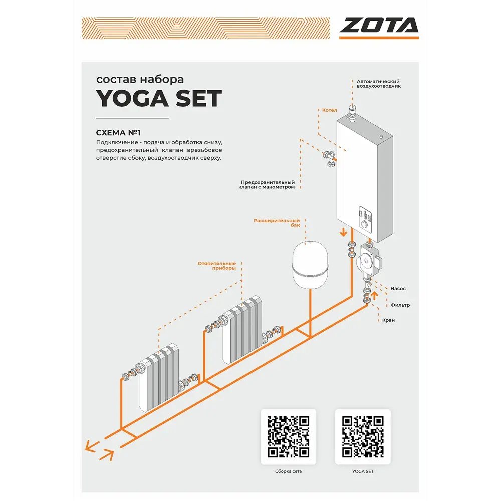 Zota YOGASET-9 — электрический котел-миникотельная 9 кВт 89365720 STLM-1343183 - Вид №2