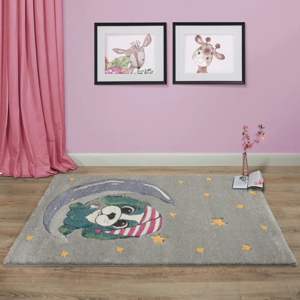 Ковер полипропилен Art Kids A6SRS 120x170 см цвет серый 83262346 STLM-2127431  - Вид №4