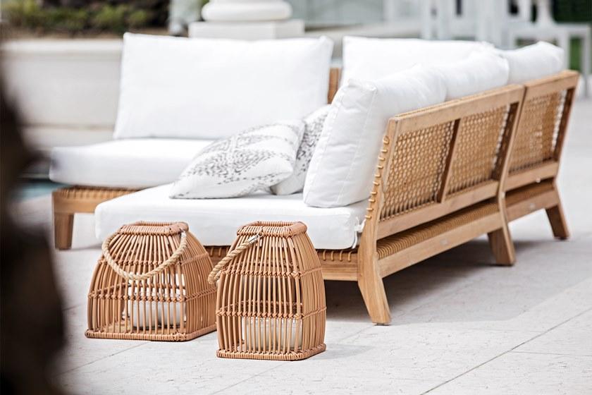 cbdesign Угловой модуль для модульного дивана из тика и веревки Vienna Tj 388 - Вид №6