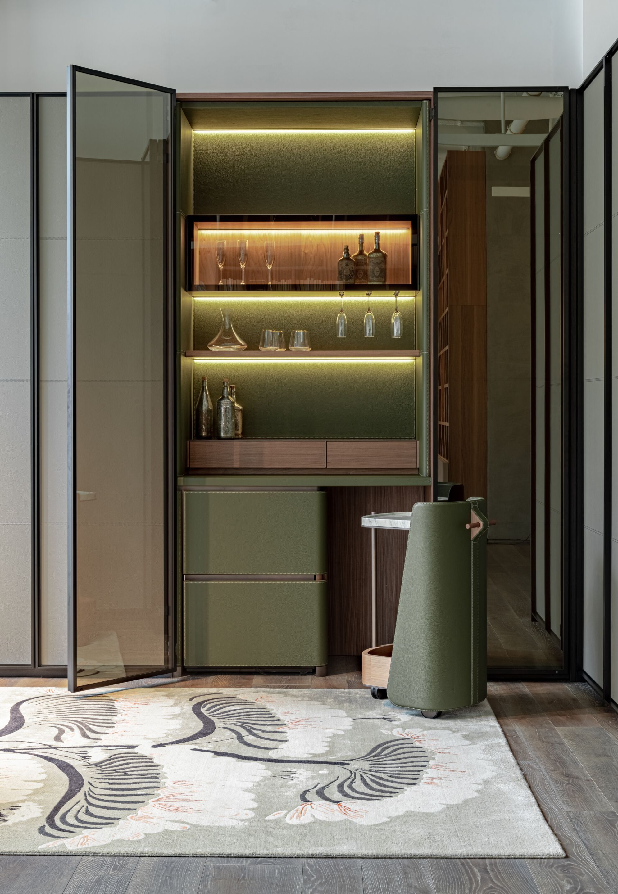 Барный шкаф со встроенным освещением Lema Eureka ARCH-00109014 - Вид №2