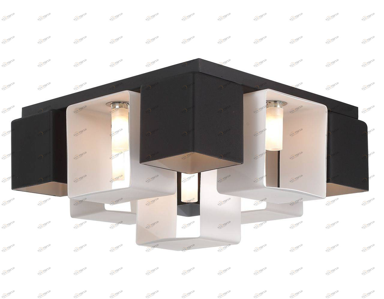 Потолочная люстра ST Luce Concreto SL536.542.09 ST LUCE ДИЗАЙНЕРСКИЕ, CONCRETO 059050 Черный 
