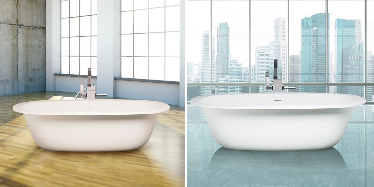 Ванна отдельностоящая MODUL’Ô UOVO 189x98 Aquamass Modulo UOVO189X98 - Вид №1