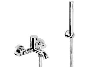 Однорычажный внешний смеситель для ванны с ручным душем