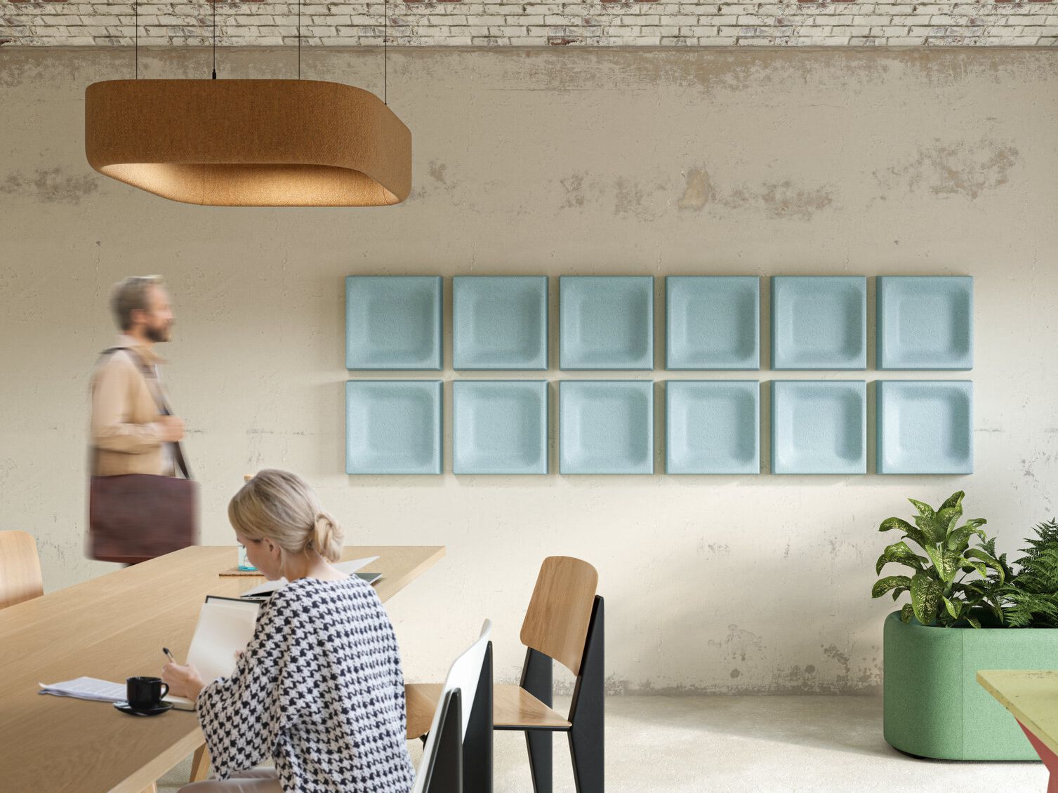 Акустическая панель из мицелия для офиса BuzziSpace BuzziReForm ARCH-00098895 - Вид №2