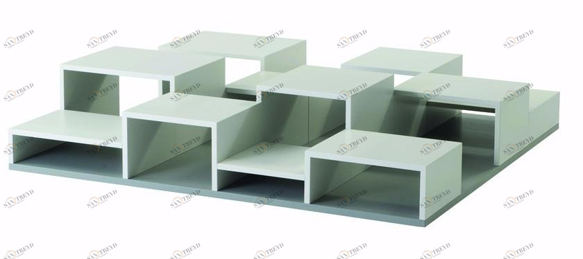 Roche Bobois Журнальный столик с журнальной полкой для гостиной Pixl sun-id-1344490