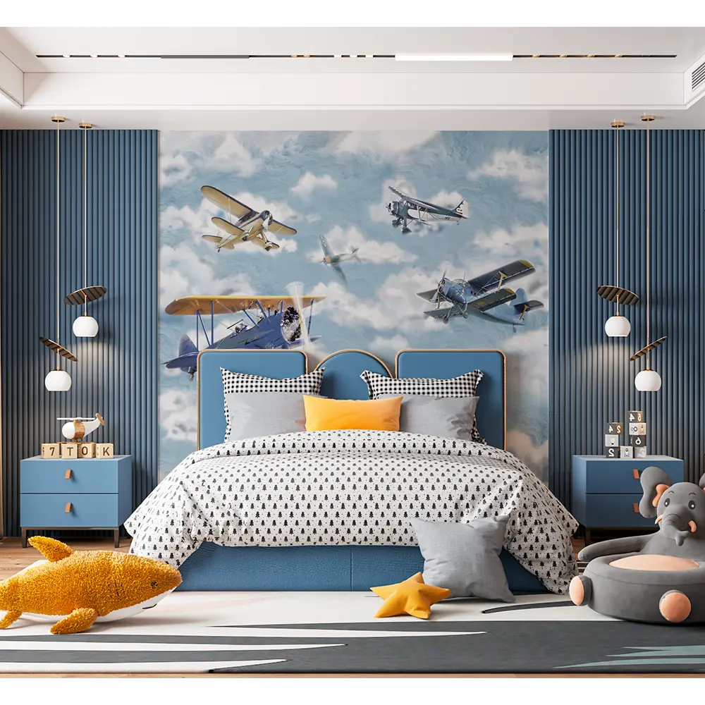 Фотообои Самолеты в небе флизелиновые 300x270 см L13-859 85283382 STLM-2070819 FBRUSH 3D FLIZART - Вид №3
