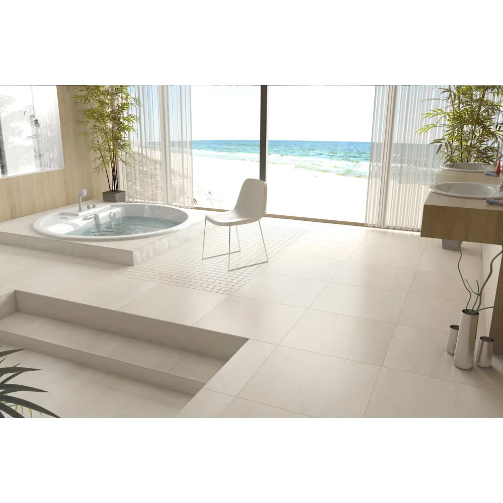 Керамогранит Golden Tile Crema Marfil 60.7x60.7 см цвет бежевый 83425858 STLM-2104647 - Вид №1
