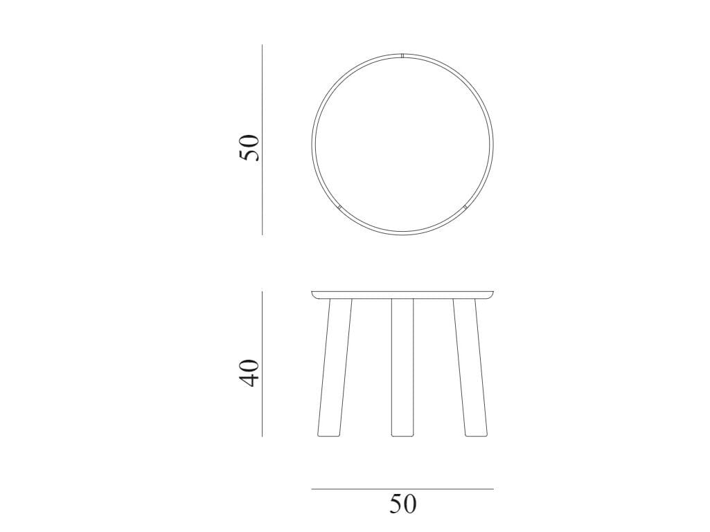 Круглый каменный журнальный столик Остуни Exteta Stone Line ARCH-00124552 - Вид №22