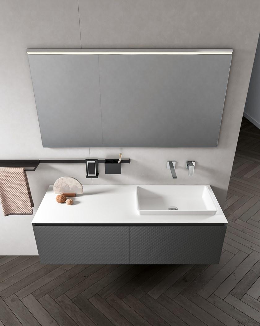 BMT Подвесная тумба под умывальник с ящиками Ikon Ik-12 - Вид №3