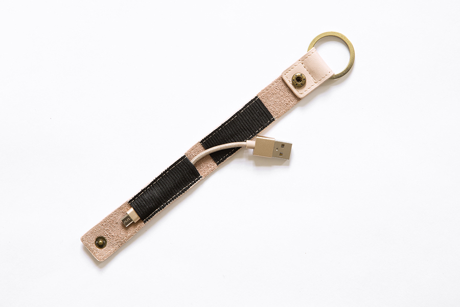 Kfla121 Брелок с usb wloop бежевый KREAFUNK  - Вид №1