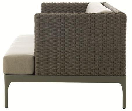 Ethimo Садовый диван 3 мест из ethimo lightwick® Infinity Ifdi2_0t - Вид №2