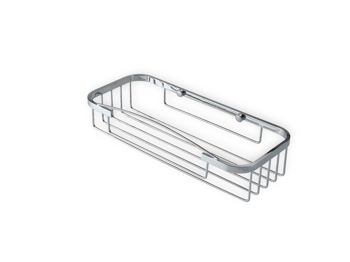 872(08) Stil Haus, решётка в ванную 1-уровневая прямоугольная, длина 28,5 см, цвет хром 