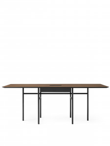 1145849 MENU Стол для конференций Snaregade Черный | Темный мореный дуб