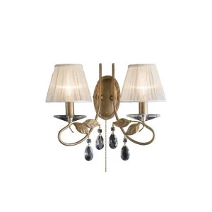 Бра на 2 лампы бронзовое "Честер" CL418321 CITILUX ЧЕСТЕР 00-3930924 Бронза