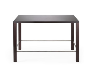 Высокий прямоугольный деревянный стол