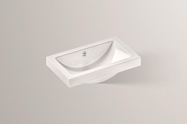 3205000000 Надставная раковина, ab.r585.1, белая, proshield Alape серия R 