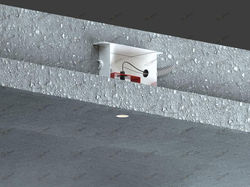 Buzzi & Buzzi Круглый встраиваемый светодиодный светильник из алюминия The main collection sun-id-1424311