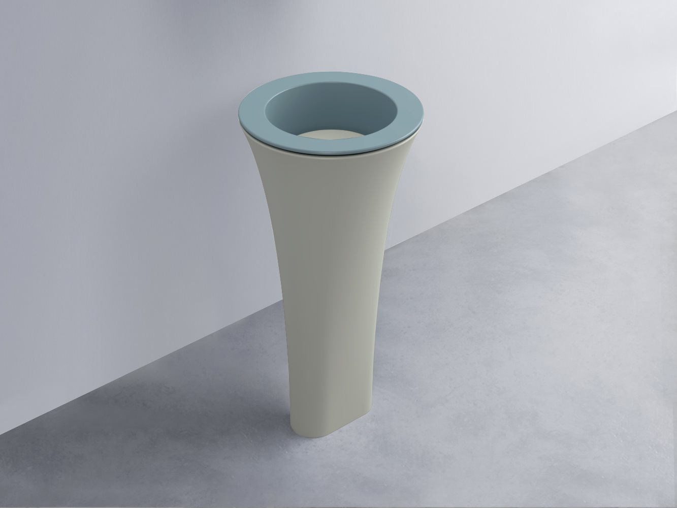 AMLA45-PL+AMPILT-PM+AMCOLT-PM Раковина Amedeo Tondo отдельностоящая cielo Enjoy + Amedeo Ceramica Cielo