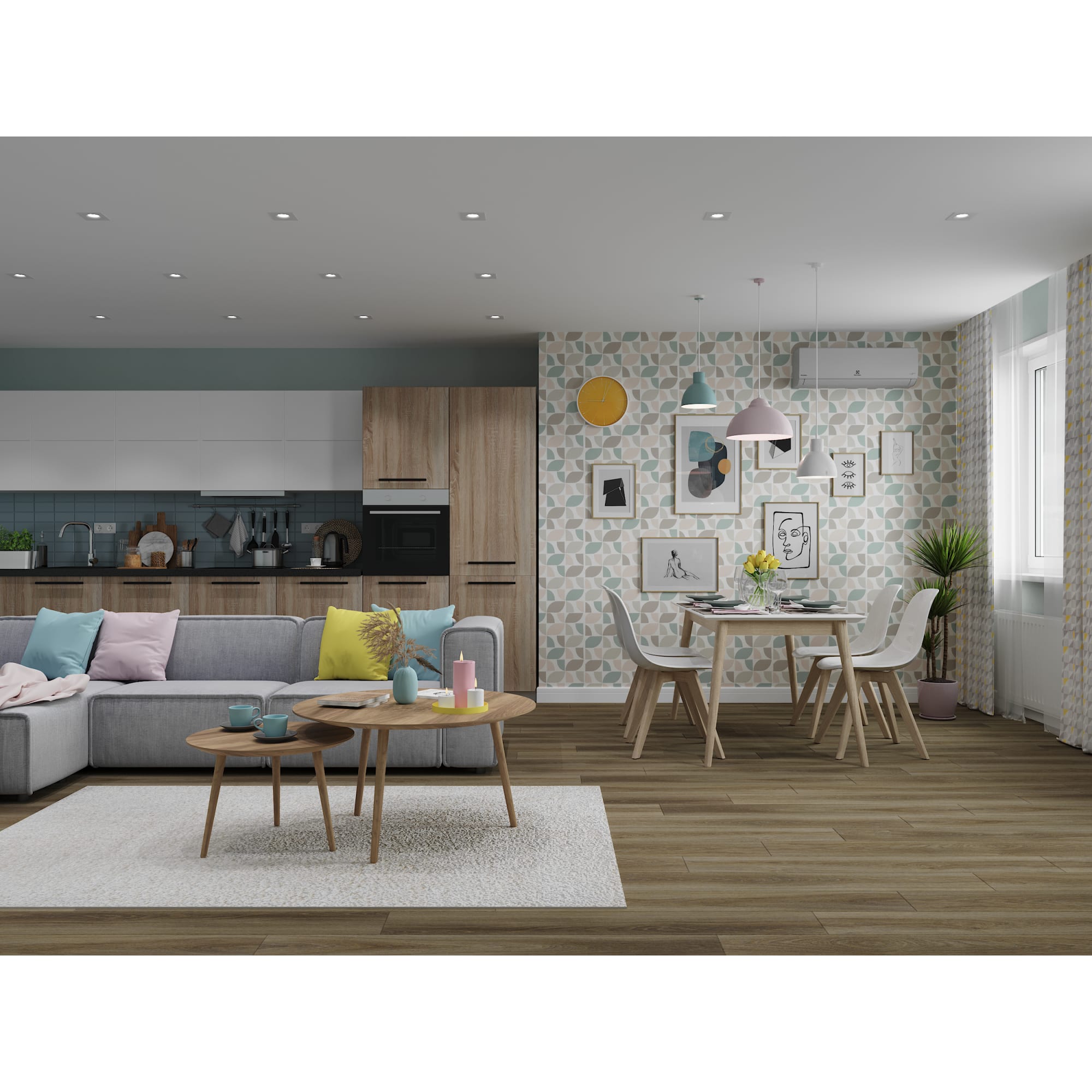 82018408 Свеча-столбик «Рустик», 7х8 см, цвет белый Santreyd  - Вид №3