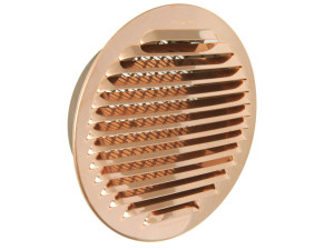 Встраиваемая решетка для отверстий диаметром от 80 до 200 мм с пластиковым отверстием