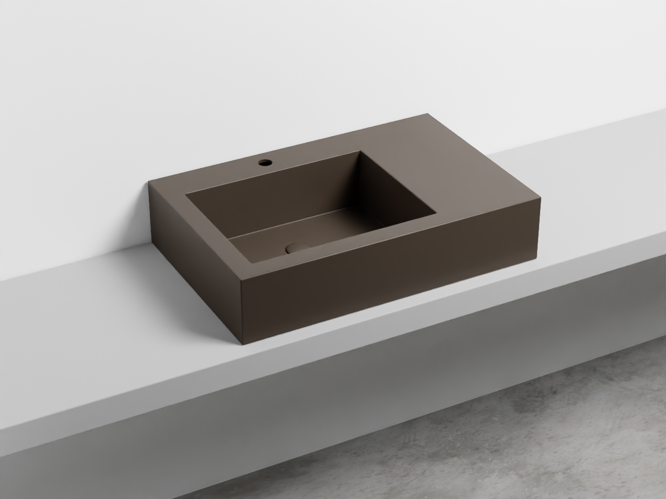 NALAMSX-CA Керамическая раковина с 1-им отверстием, чаша слево cielo I Narcisi Ceramica Cielo