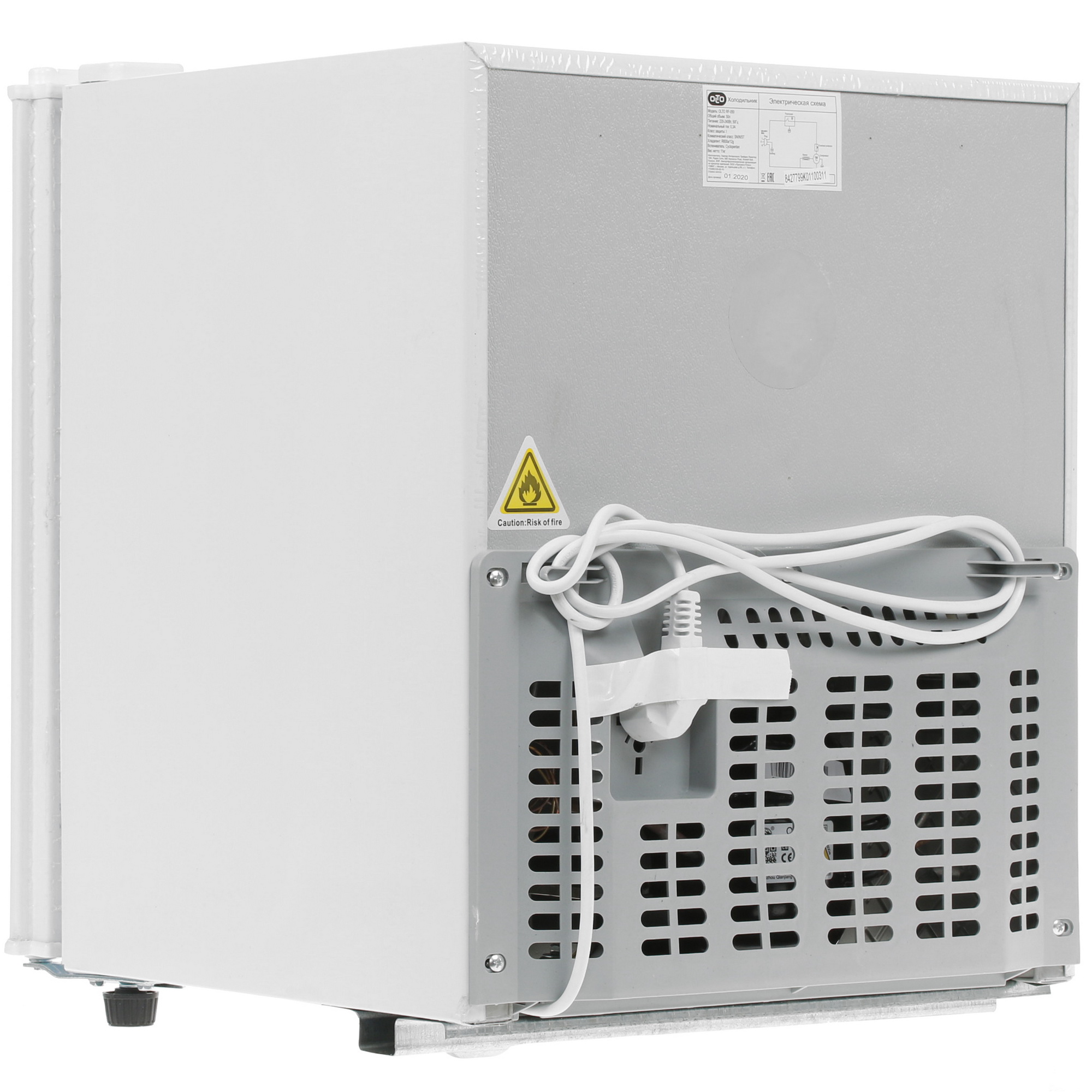 8166378 Холодильник компактный   Olto RF-050 белый STDN-0028097 - Вид №4