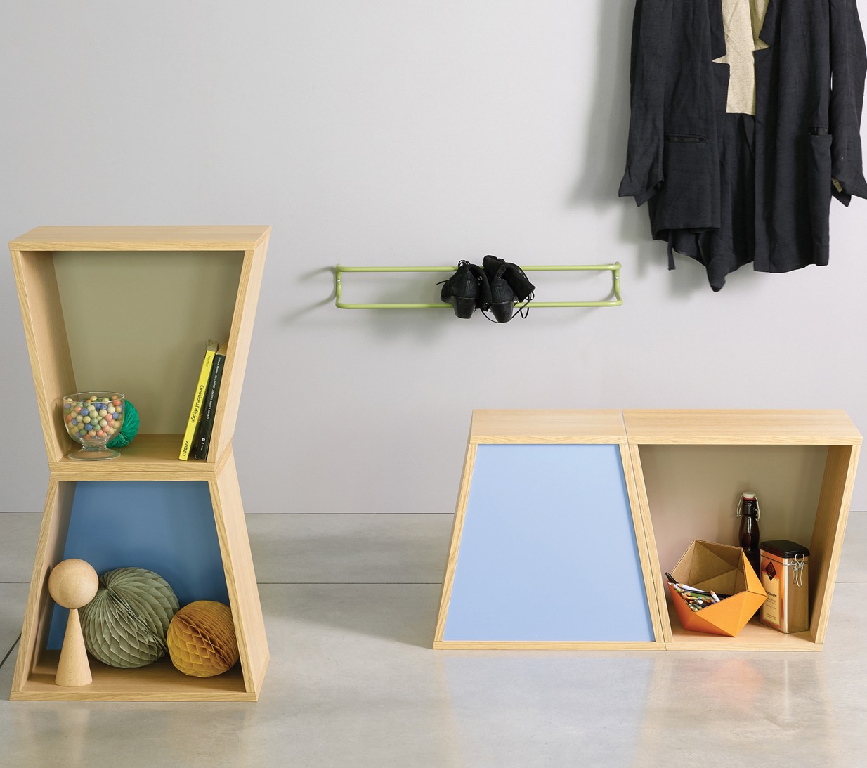 Ex.T Flatwork Штабелер из листового металла синего цвета EXFLATWORK/VBLUE  - Вид №3