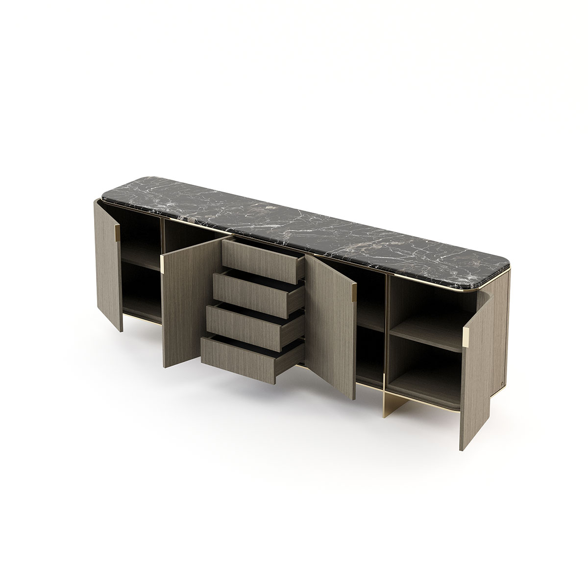 103650 Сервант мрамор LasKasas Dean - Вид №2